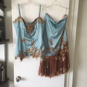 2 piece Mandalay evening outfit, very detailed