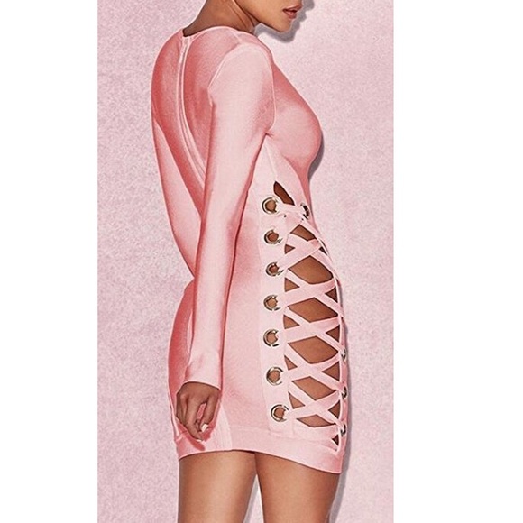 🌺🌺 Hot Miami Styles Bebs Sexy Lace Bodycon Dress - Picture 3 of 5