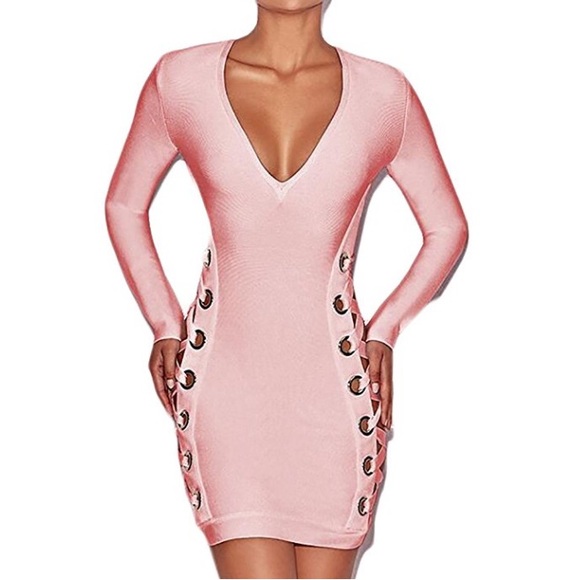 🌺🌺 Hot Miami Styles Bebs Sexy Lace Bodycon Dress - Picture 2 of 5