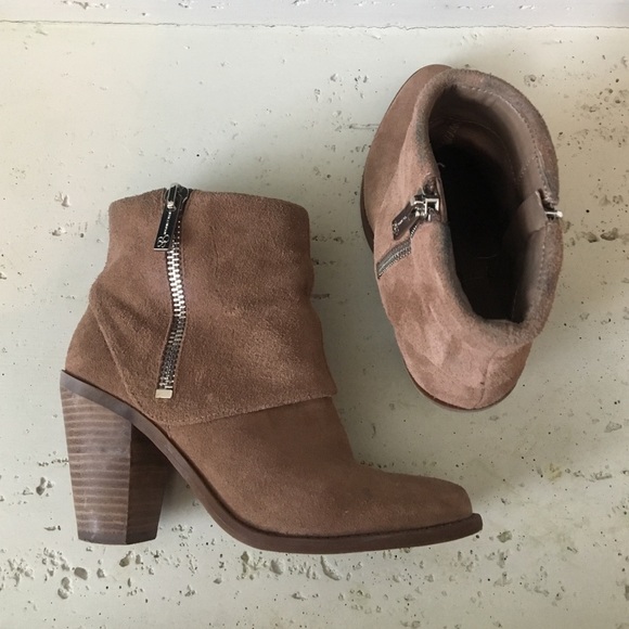 Jessica Simpson suede booties