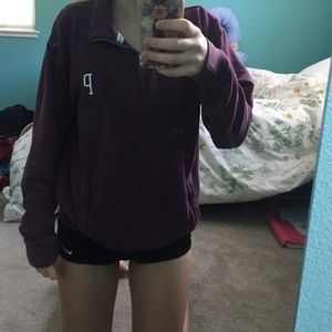 Maroon pink quarter zip!