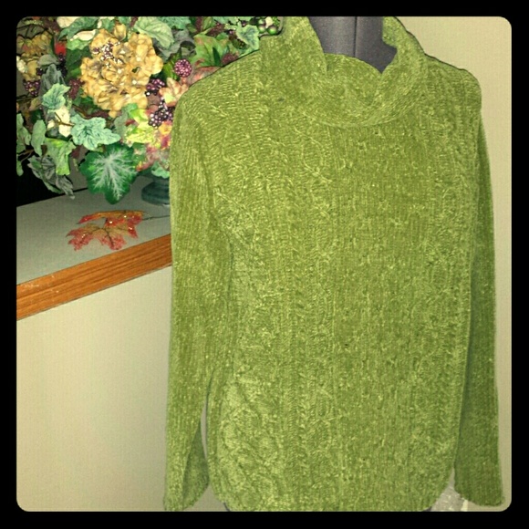 Cowl Neck Knitted Sweater - Picture 1 of 4