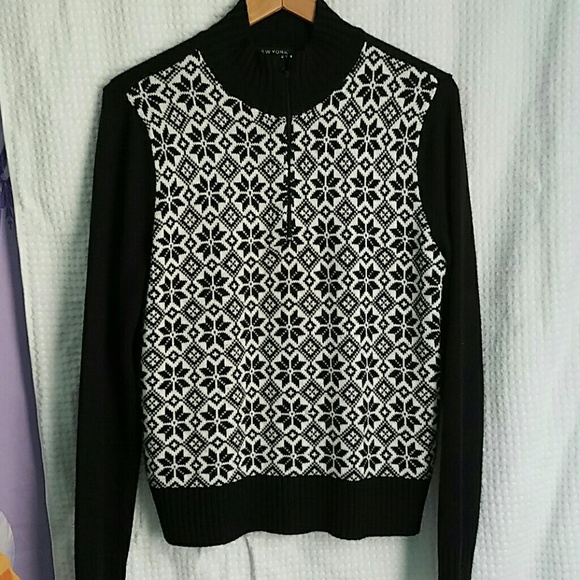 New York & Company 1/4 zip Sweater