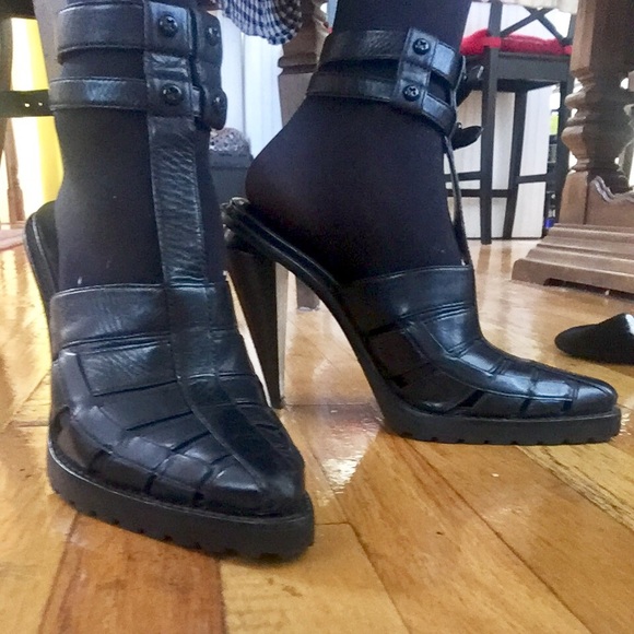 Alexander Wang Shoes - Alexander Wang Black Leather Heels