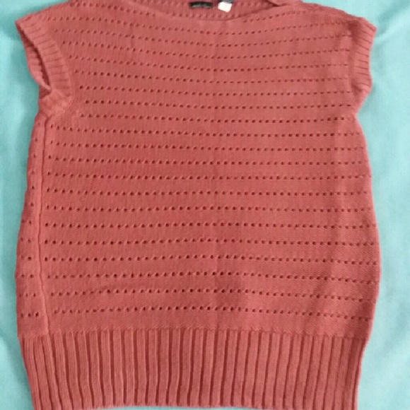 Victoria's secret boatneck crochet eyelet sweater