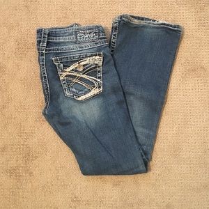 Silver Pioneers boot cut Jeans