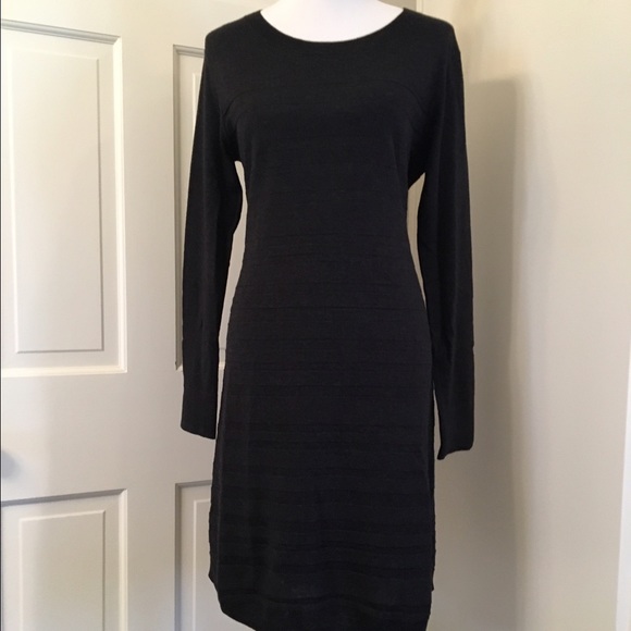 Shadow Stripe Merino Wool Dress NWT - Picture 1 of 4