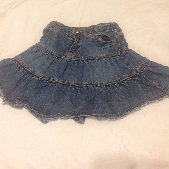 Baby gap denim skirt
