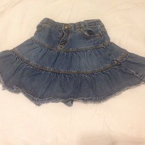 Baby gap denim skirt