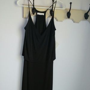Black maxi dress