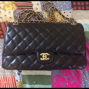 Black Quilted Bag