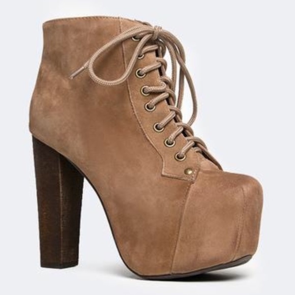 Taupe Suede Jeffrey Campbell Lita's