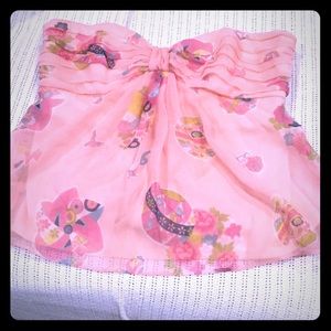 Vintage Betsey Johnson strapless top!