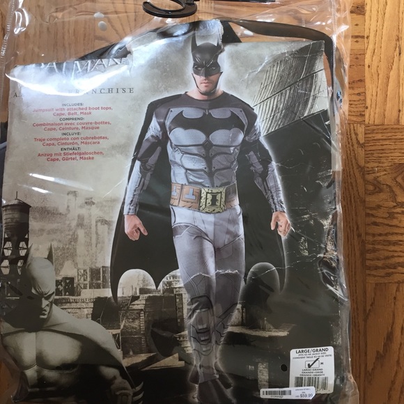 Batman costume size large