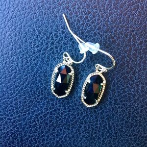 Kendra Scott black lee earrings