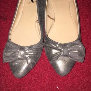 Cute gray flats