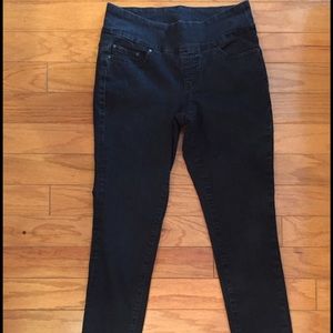 JAG JEANS Nora Pull-On Stretch Skinny Size 6 Black