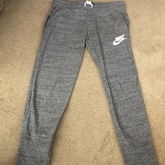 Nike Pants - Nike Gray Pebbled Sweats