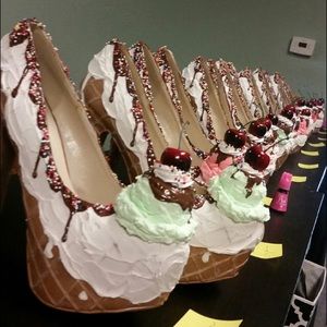 Bundle of flats and heels for customer