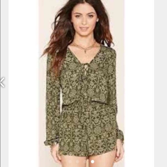Forever 21 Pants - 🌿 Forever 21 Boho Romper