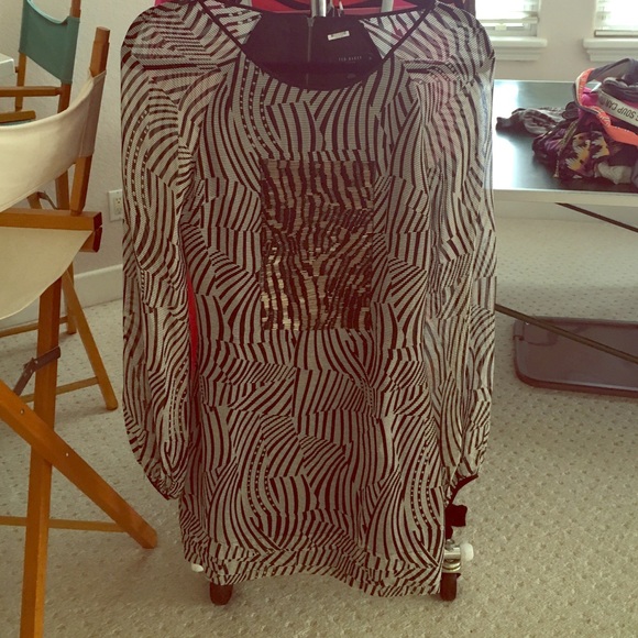 Beautiful printed Ted baker dress