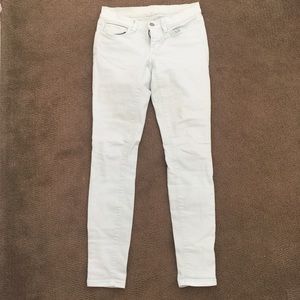 Ann Taylor loft mint super skinny jean