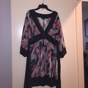 Sheer Multi color kimono type shirt