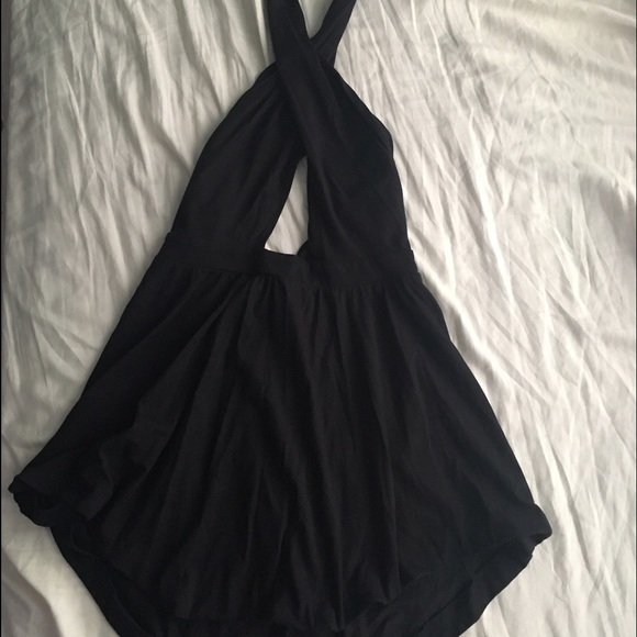 Black Nasty gal top knot dress