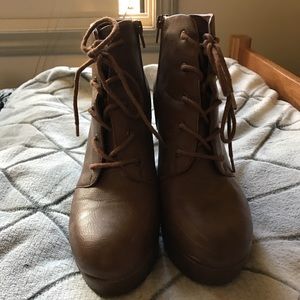 Tan boots