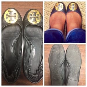 USED Tory Butch Reva Ballerina Flat