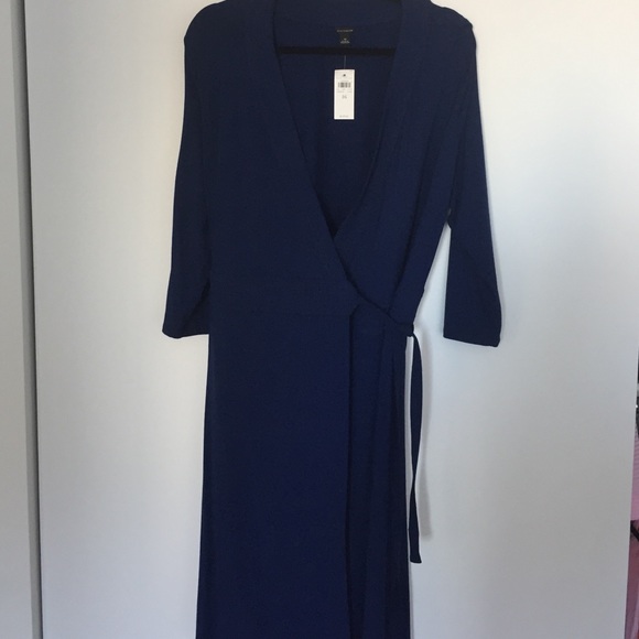 Ann Taylor Dresses & Skirts - Ann Taylor Navy Wrap Dress