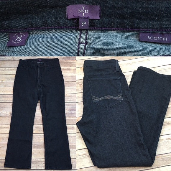 NYDJ Denim - 🌾Size 8P Petite NYDJ Bootcut Jeans Beaded Pockets