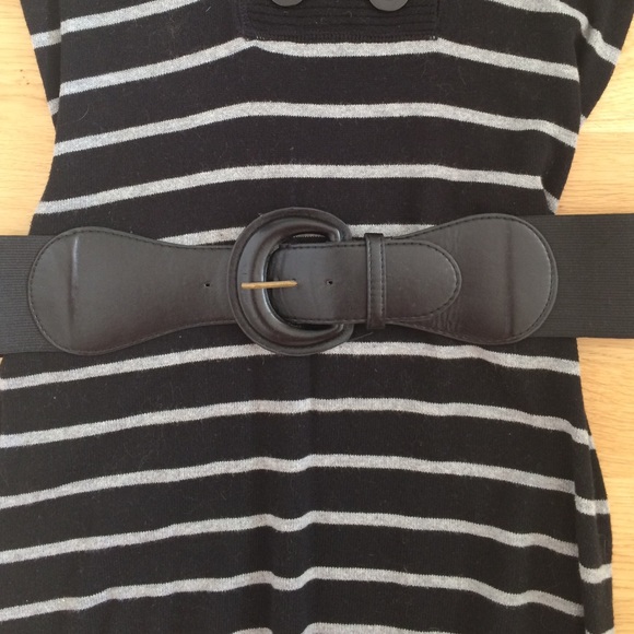 Sweater dress&belt - Picture 3 of 4