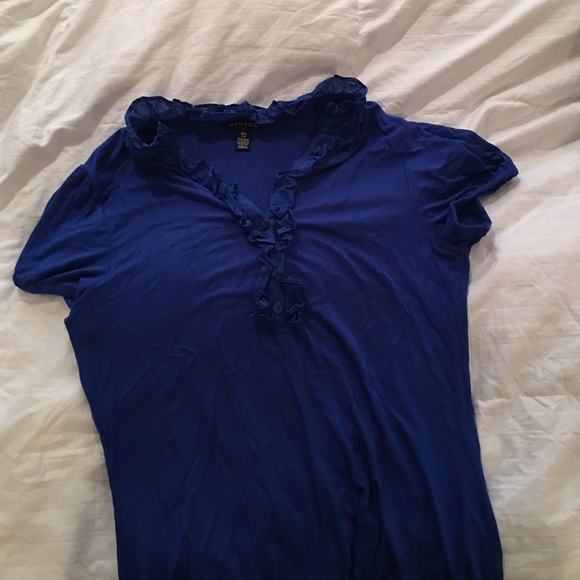 Royal Blue stretchy professional shirt