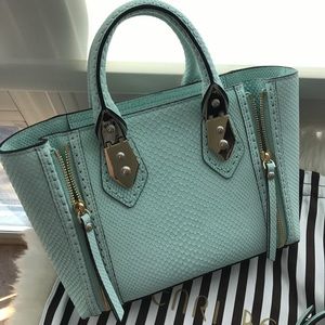 Henri Bendel A-List Mini Croco Satchel