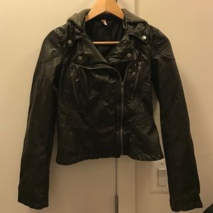 Free people faux leather jackets