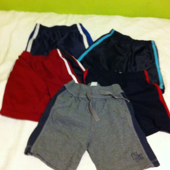 Boys athletic shorts & Oshkosh sandals