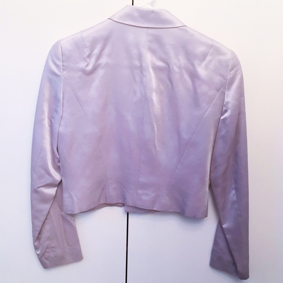 Faux Raw Silk Blazer Made In France - Picture 2 of 5