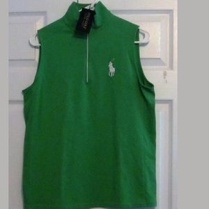Ralph Lauren Women's 1/4 Zip Pullover Golf Vest