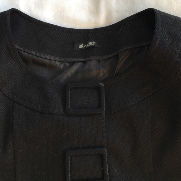 Miss Me Black Short Sleeve Jacket/Top