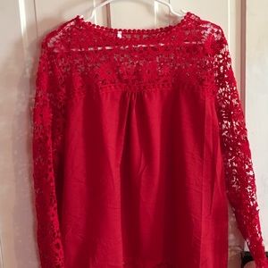 Gorgeous red long sleeve