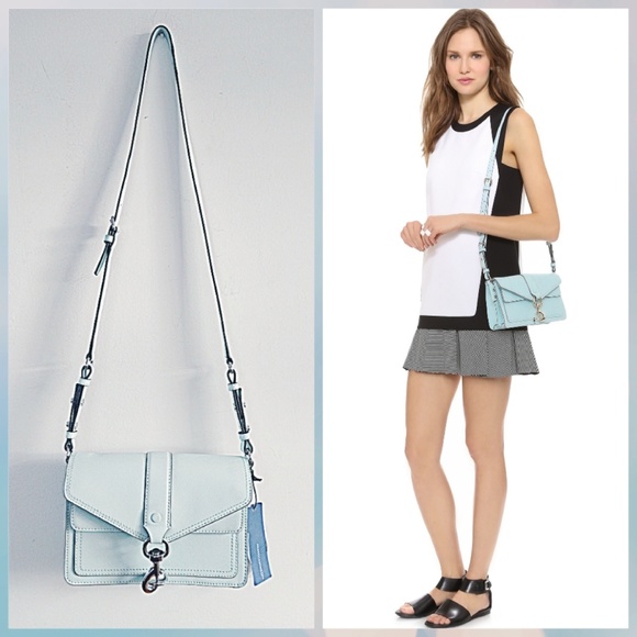 Rebecca Minkoff Handbags - 📣Rebecca Minkoff Hudson Moto Mini Crossbody Mint