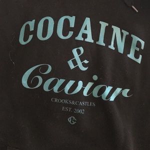 Crooks & Castles 'cocaine & caviar' hoodie