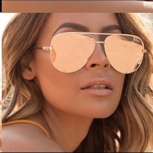 Quay x desi perkins high key rose gold sunglasses clearance
