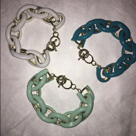 New Chain link enamel bracelets - Picture 4 of 5