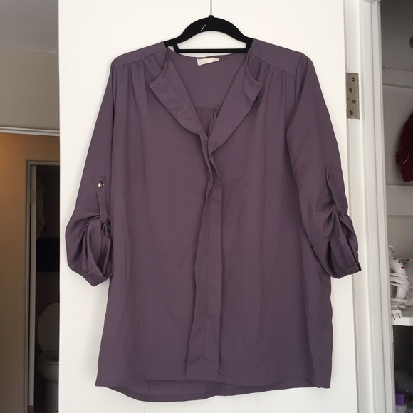 Purple work/ going out blouse