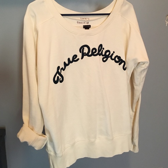 True religion crew neck sweater