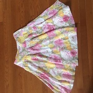 Full floral skirt