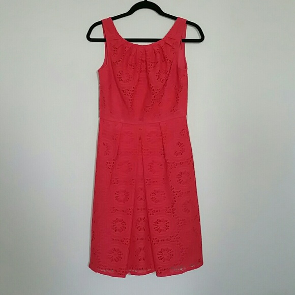 Coral colored dress