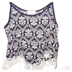 Crop top tank top